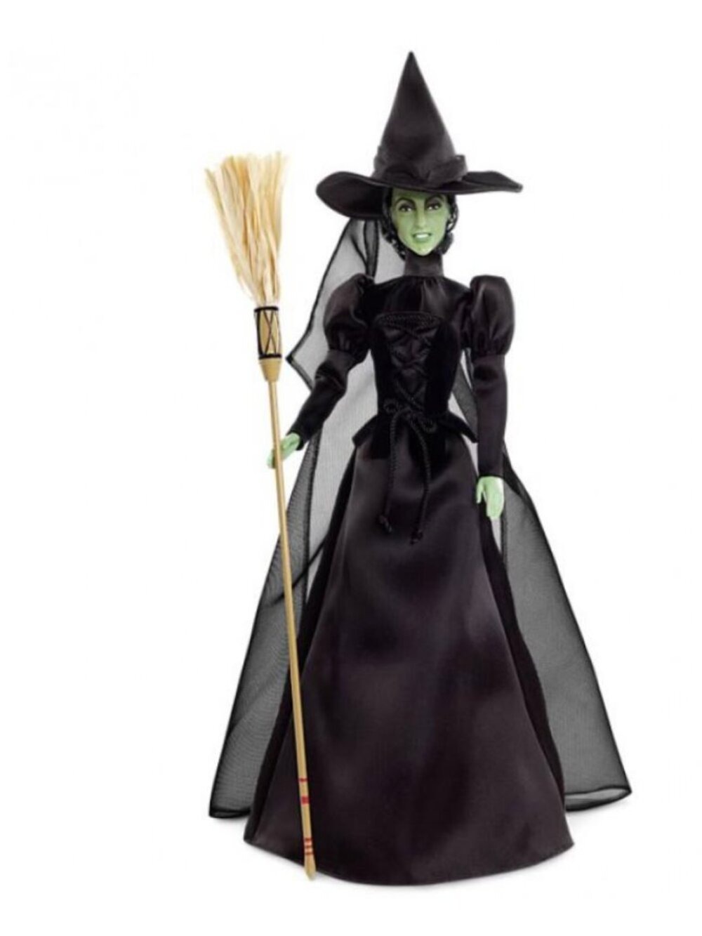 Barbie Wizard of Oz Elphaba Wicked Witch Doll In Box